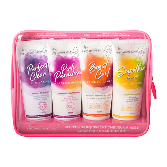 Kit d'embarquement pour cheveux frisés