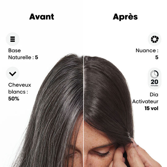 Coloration ton sur ton Dia Color 8.3 blond clair doré