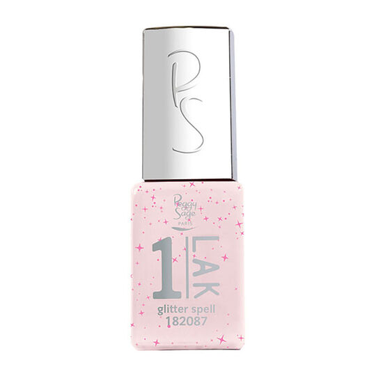 1-LAK vernis semi-permanent 3 en 1 glitter spell