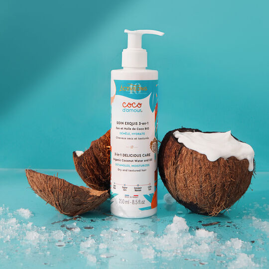 Soin exquis 3-en-1 cheveux secs et texturés Coco d'amour