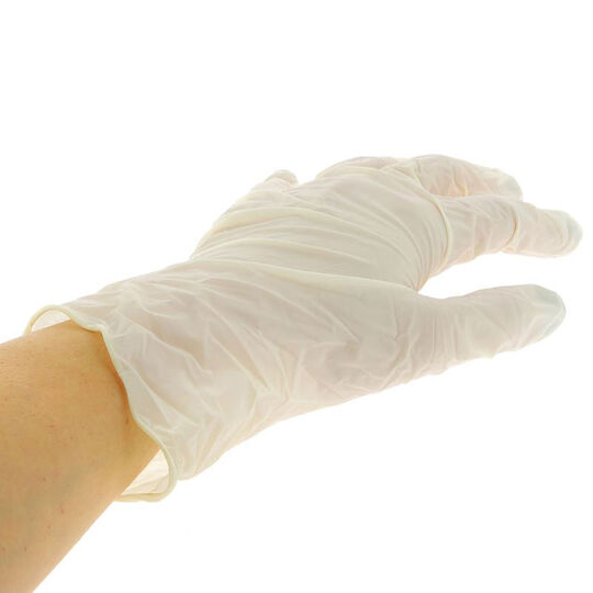 Boite 100 gants latex L