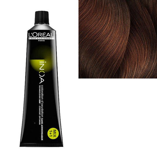 Inoa Coloration sans ammoniaque 5.4 châtain clair cuivré