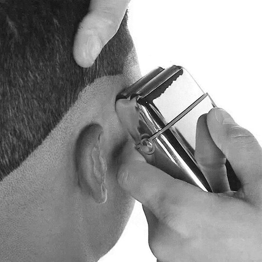 Rasoir professionnel rechargeable en métal FOILFX02 gold