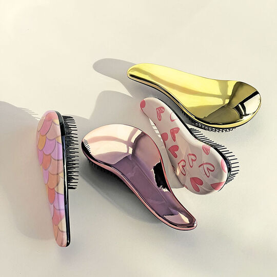Mini brosse démélante rose gold