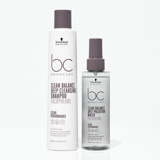 Shampooing antipollution pour tous types de cheveux BC Clean Balance