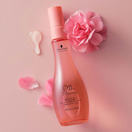 Huile de finition Rose pour cheveux fins ou stressés