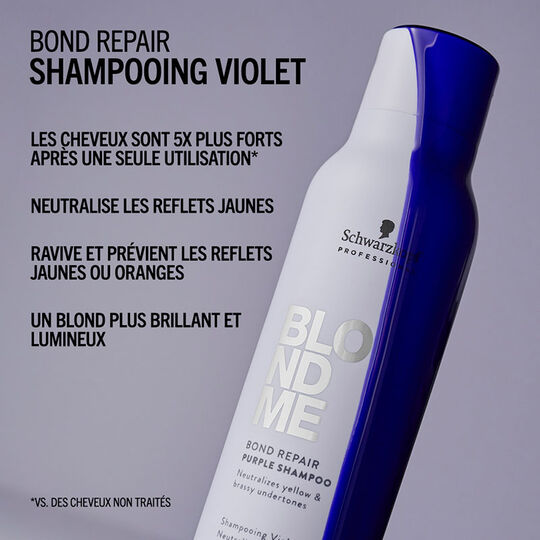 Shampooing violet Blondme Bond Repair Neutralisant