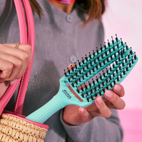 Brosse démêlante Fingerbrush Dolce Vita blue sky