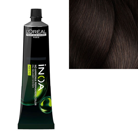 Coloration sans ammoniaque Inoa 5.8 châtain clair mocca