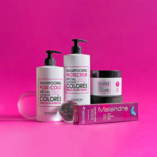 Masque protecteur cheveux colorés
