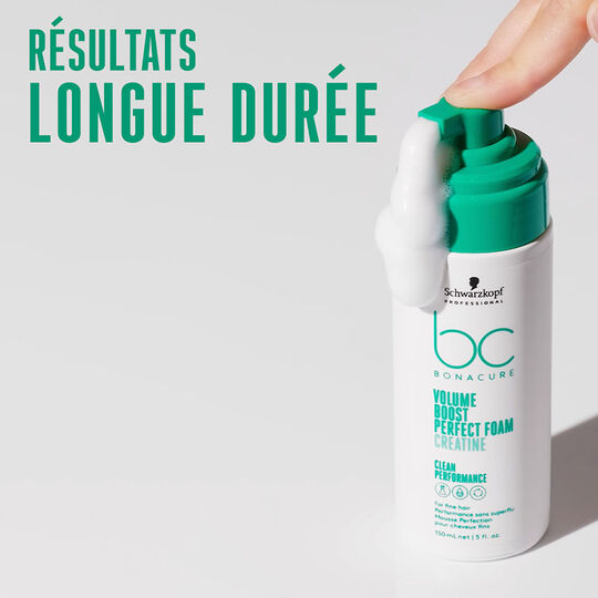 Mousse perfection pour cheveux fins BC Volume Boost