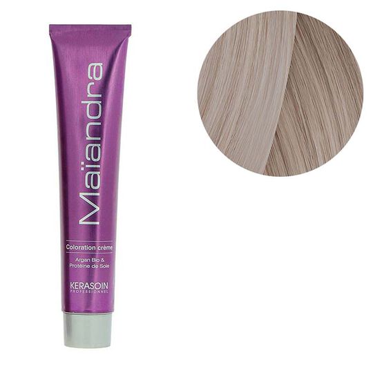 Coloration permanente Maïandra 12.81 super éclaircissant très blond perlé cendré