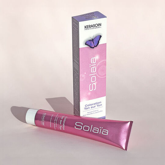 Coloration ton sur ton Solaïa 8.0 blond clair