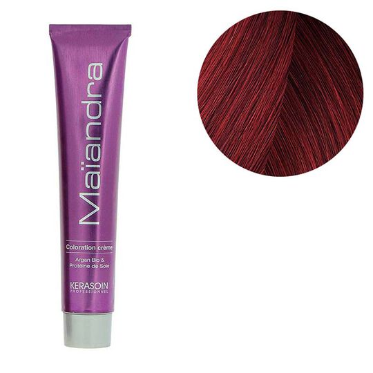 Coloration permanente Maïandra 6.66 blond foncé rouge intense