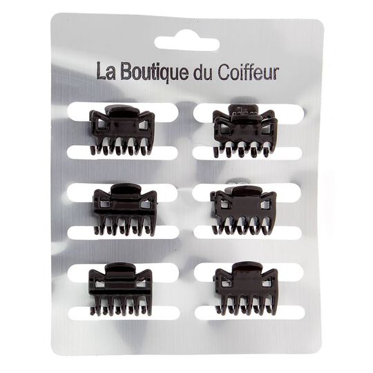 Petites pinces croco noir