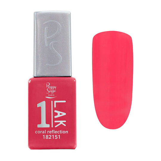 1-LAK vernis semi-permanent 3 en 1 coral reflection