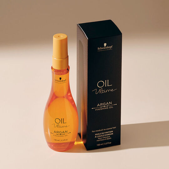 Huile de finition Argan pour cheveux moyens à épais
