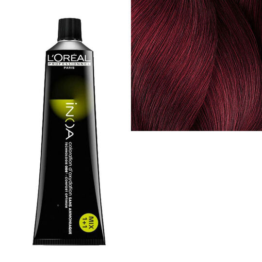 Inoa Coloration sans ammoniaque 5.62 châtain clair rouge irisé