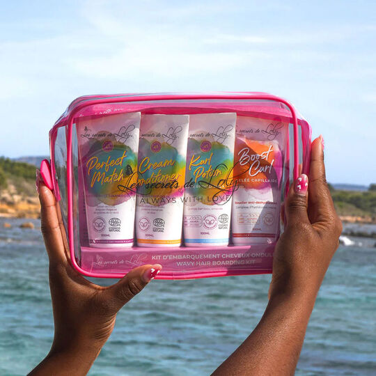 Kit d'embarquement pour cheveux ondulés