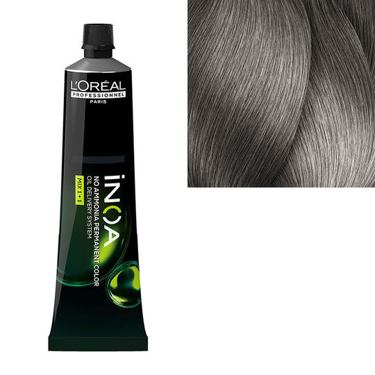 Coloration sans ammoniaque Inoa 8.11 blond clair cendré profond