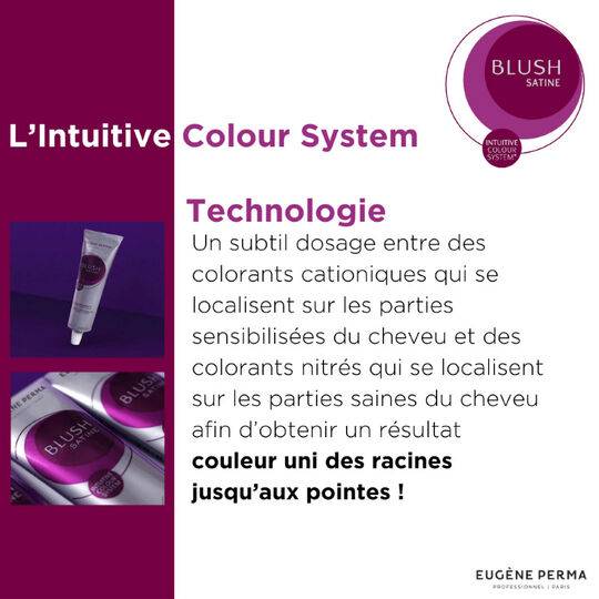Coloration temporaire Blush Satine Argent Blanc