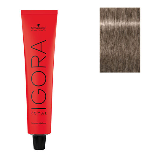 Coloration permanente Igora Royal 8-1 blond clair cendré