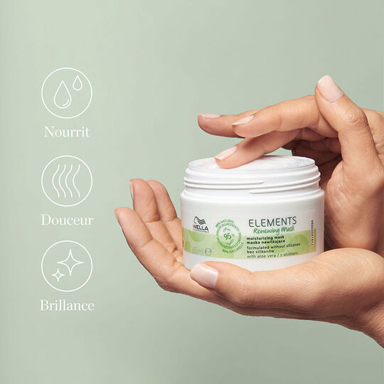 Masque hydratant régénérant pour tous types de cheveux Renewing Elements