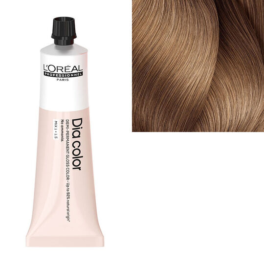 Coloration ton sur ton Dia Color 8.23 blond clair irisé doré