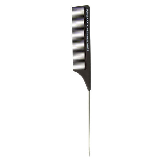 Peigne à queue métal dents serrées 23,1cm