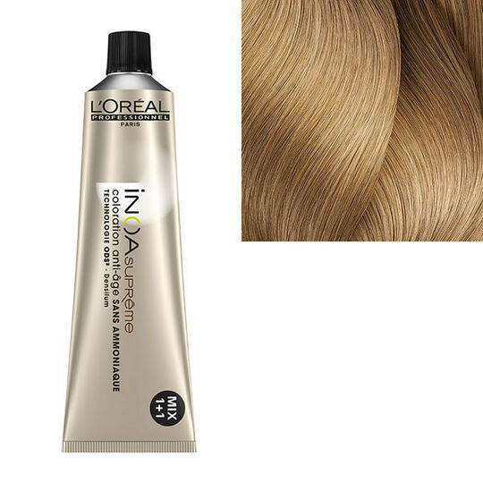 Coloration anti-âge sans ammoniaque Inoa Suprême 9.31 esprit sable