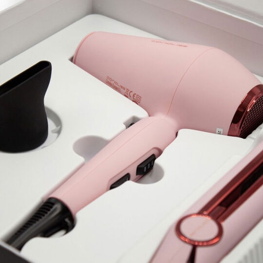 Coffret lisseur C1 digital et sèche-cheveux Kompactissimo