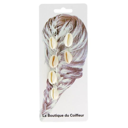 Anneaux métal pour tresses coquillage