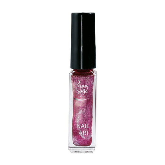 Vernis Nail Art fuchsia metallisé