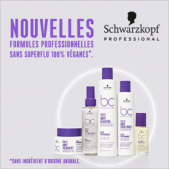 Baume lissant pour cheveux indisciplinés BC Frizz Away