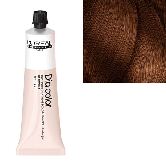 Coloration ton sur ton Dia Color 6.45 blond foncé cuivré acajou