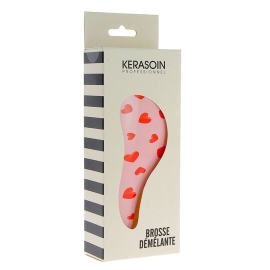 Brosse à cheveux démêlante cœurs