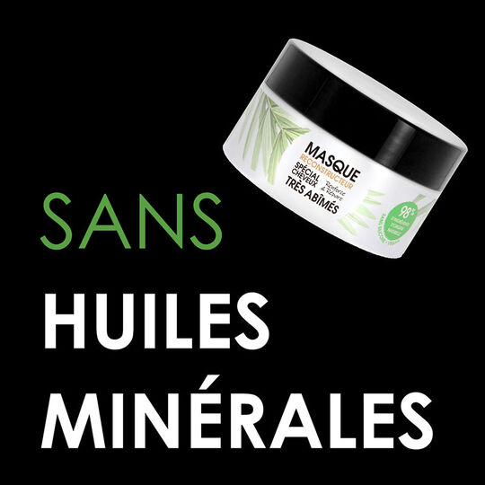 Masque reconstructeur cheveux très abîmés Gamme Nature
