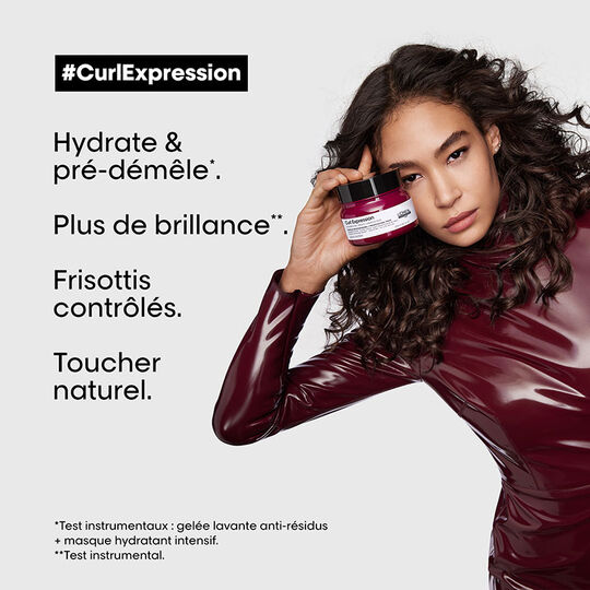Masque hydratant intensif pour cheveux bouclés Curl Expression 250ml