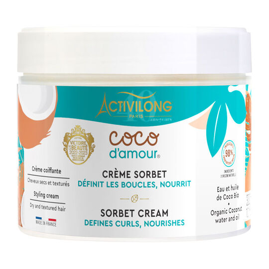 Crème sorbet cheveux secs et texturés Coco d'amour
