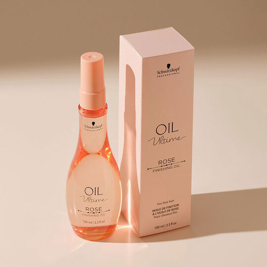 Huile de finition Rose pour cheveux fins ou stressés