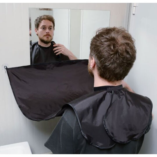 Cape de coupe pour barbe à ventouses Beard Cape