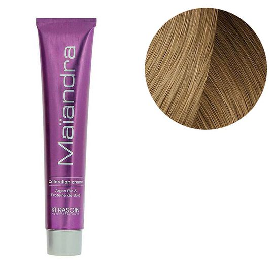 Coloration permanente Maïandra 8.31 blond clair doré cendré