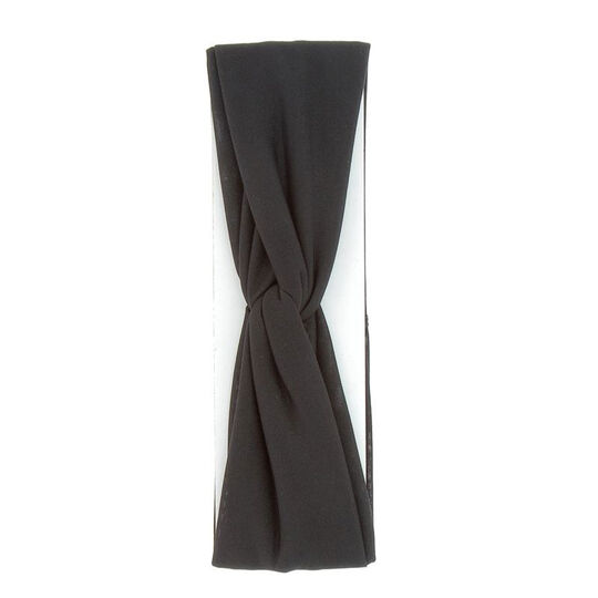 Bandeau tissu noeud Noir