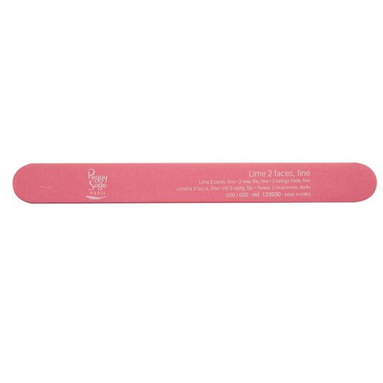 Lime à ongles 2 faces lavable pour ongles fragiles 600/600