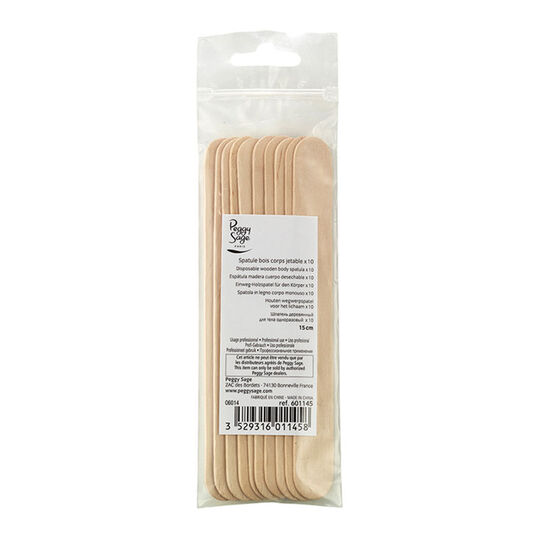 Spatules bois corps jetables lot de 10