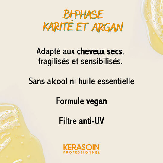 Démêlant bi-phase à l'argan et au karité 200ml