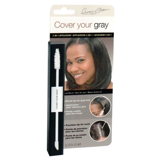 Mascara cheveux applicateur 2 en 1 noir intense