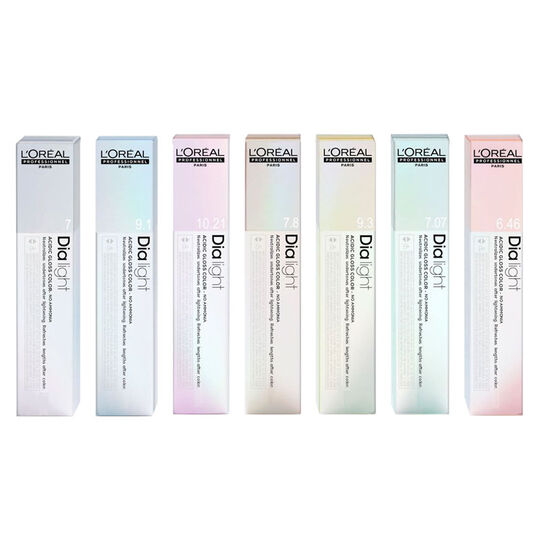 Coloration ton sur ton Dialight Acidic Gloss Color 8.43 blond clair cuivré doré