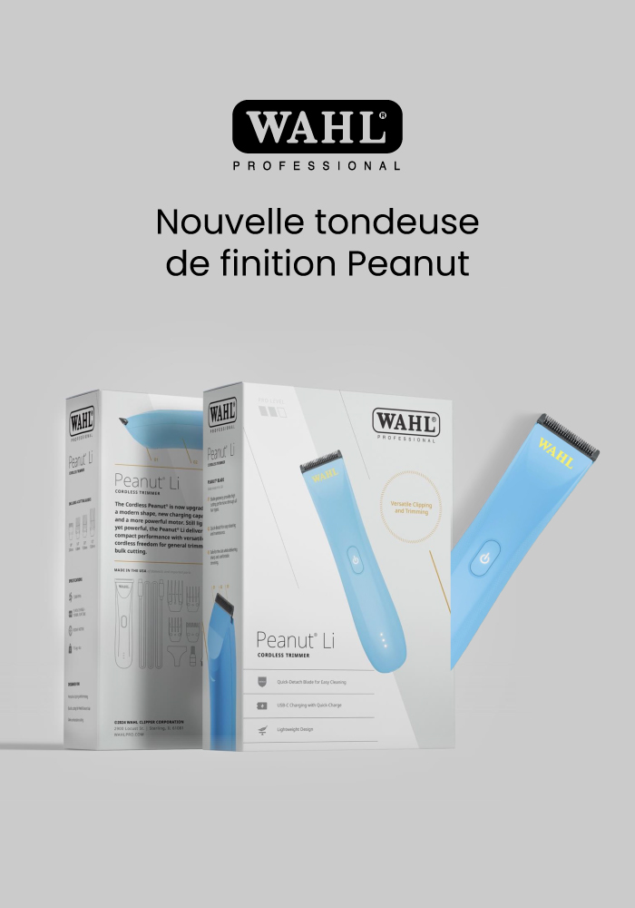 Découvrez la nouvelle tondeuse de finition Peanut de Wahl Professional !
